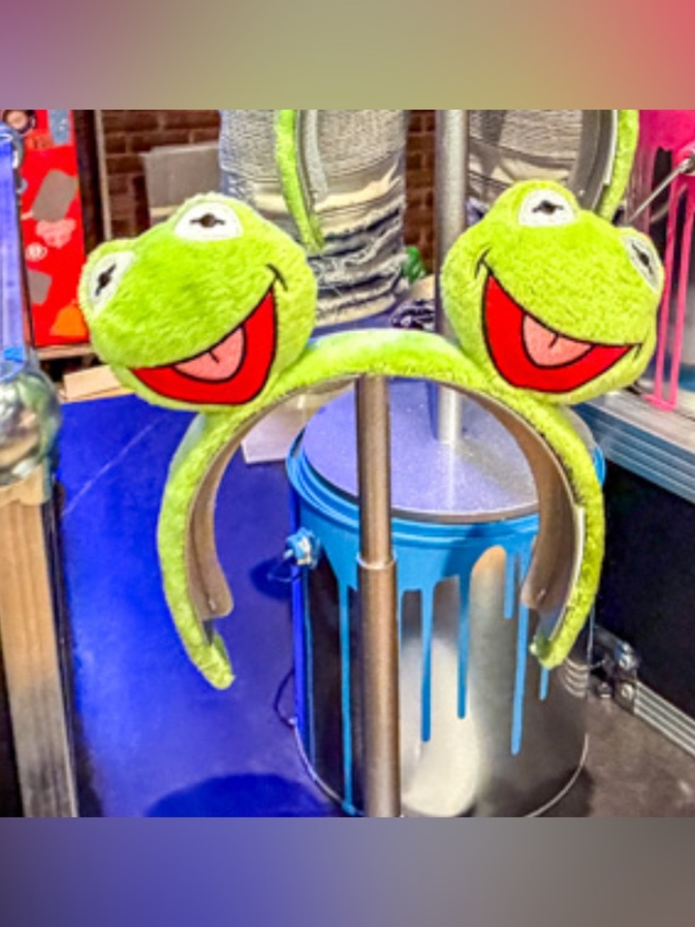 Disney Parks 2026 Rock ‘n’ Roller Coaster Muppets Kermit Ears Headband New